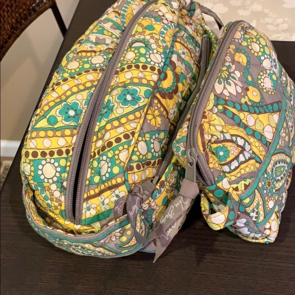 Vera Bradley Toiletry Bag and matching makeup bag
